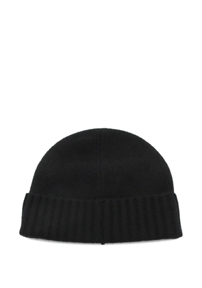 kujten ribbed-brim wool beanie - Black