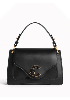 Coccinelle small C-Me logo-appliqué cross body bag - Black