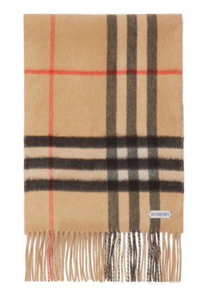 Burberry reversible check cashmere scarf - Neutrals