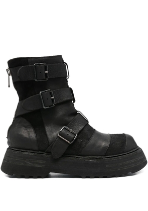 Guidi multi-strap boots - Black