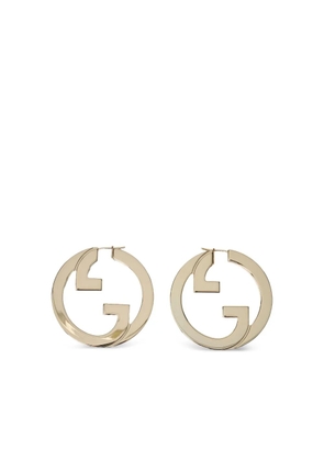 Gucci interlocking-G hoop earrings - Gold