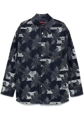 Gucci denim jacquard shirt - Blue