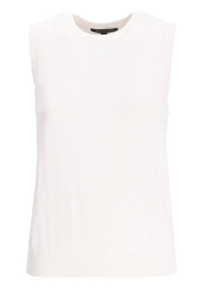 Armani Exchange knitted tank top - White