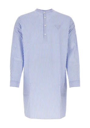 Prada striped poplin shirt - Blue
