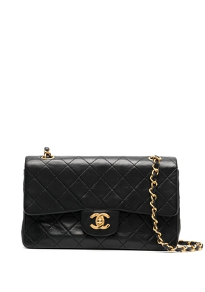 CHANEL Pre-Owned 1989-1991 small Double Flap shoulder bag - Black