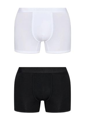 Moschino logo-band boxer shorts - White