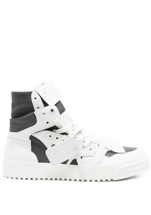 Off-White high-top leather sneakers