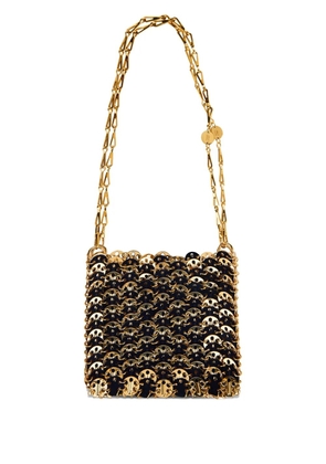 Rabanne double-handle chain-link mini bag - Gold