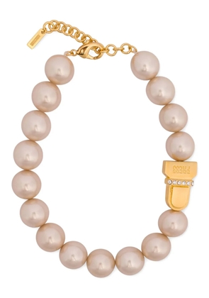Moschino faux-pearl necklace - White