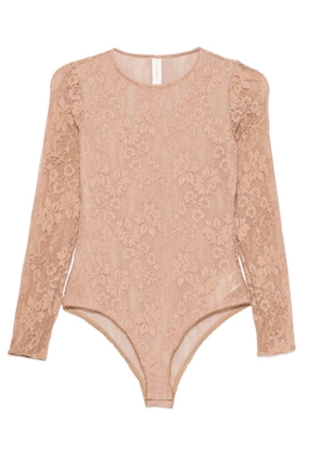 ZIMMERMANN floral-lace bodysuit - Neutrals