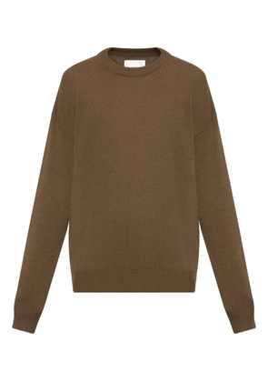Jil Sander crew-neck sweater - Brown