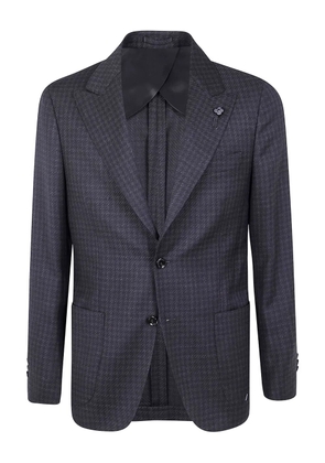 Lardini houndstooth-pattern blazer - Grey