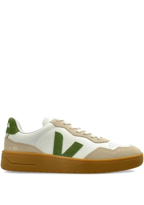 VEJA V-90 leather suede sneakers - White