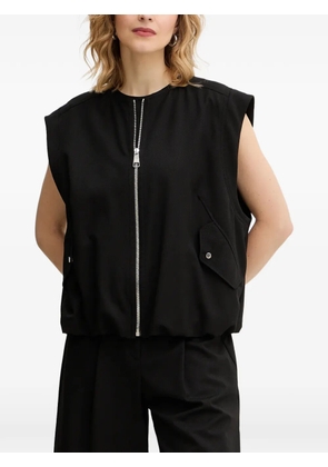 BOSS Jakora zip-up gilet - Black