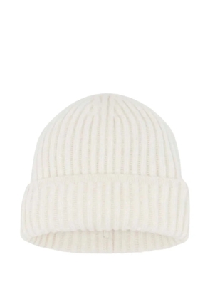 kujten Bruges ribbed-knit cashmere beanie - Neutrals