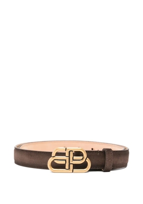 Balenciaga BB-motif belt - Brown
