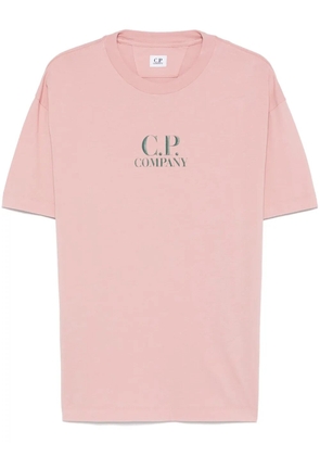 C.P. Company logo jersey T-shirt - Pink