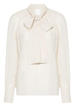 Givenchy 4G silk crepe blouse - Neutrals
