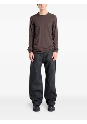 Rick Owens DRKSHDW Level longsleeve T-shirt - Brown