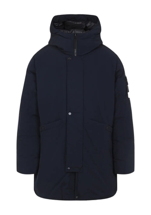 Stone Island micro-twill Primaloft coat - Blue