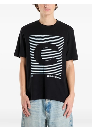 Calvin Klein graphic-print T-shirt - Black