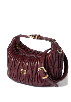 Miu Miu mini matelassé tote bag - Red