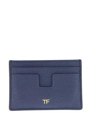 TOM FORD grained-leather wallet - Blue