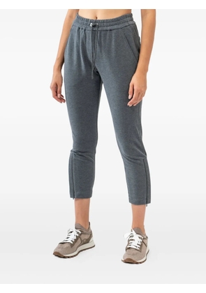Brunello Cucinelli drawstring zip-detail trousers - Grey