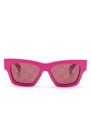 Gucci Eyewear square-frame sunglasses - Pink