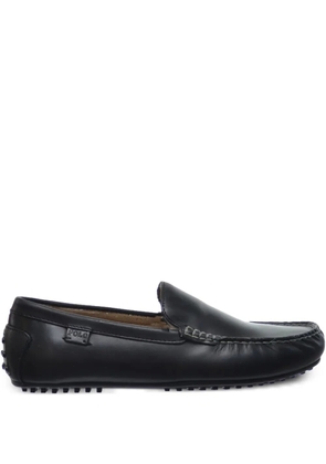Polo Ralph Lauren Woodley Smooth Pull Up leather loafers - Black