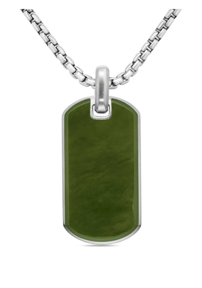 David Yurman sterling silver Chevron tag (35mm)