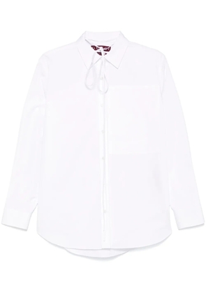 Gucci embossed poplin shirt - White