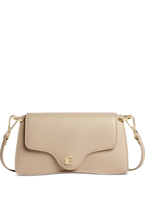 Coccinelle small magnet-fastening shoulder bag - Neutrals