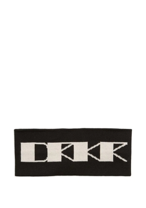 Rick Owens DRKSHDW concordians knit headband - Black
