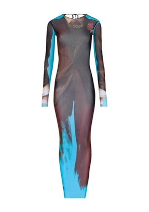 Jean Paul Gaultier Tennis open-back maxi dress - Brown