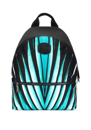 Roberto Cavalli Ray Of Sea print backpack - Blue