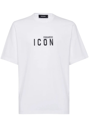 DSQUARED2 logo-print cotton T-shirt - White