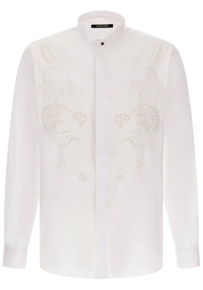 Roberto Cavalli broderie anglaise detail shirt - White