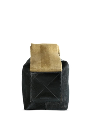 Uma Wang small leather shoulder bag - Black