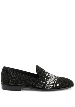 Giuseppe Zanotti Marthinique rhinestone-embellished loafers - Black