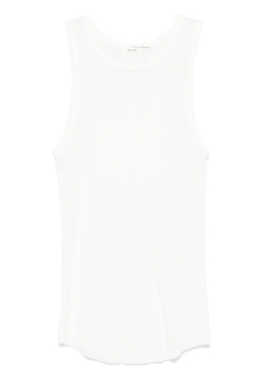 Isabel Benenato ribbed tank top - White