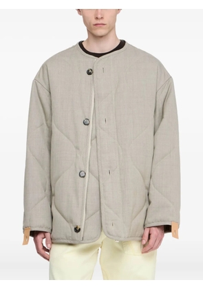 JW Anderson quilted button coat - Grey