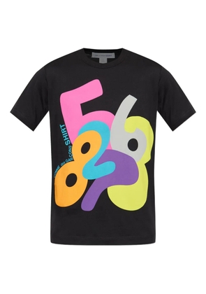 Comme Des Garçons Shirt abstract-print t-shirt - Black