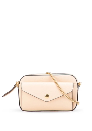 Gucci Pre-Owned 2016-2025 Super Mini GG Debossed Calf Chain Wallet crossbody bag - Brown