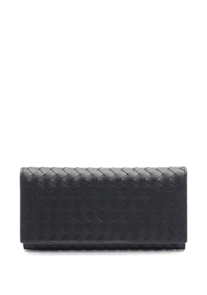 Bottega Veneta Pre-Owned 2020s Intrecciato leather wallet - Black