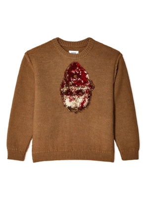Doublet embroidered sweater - Brown
