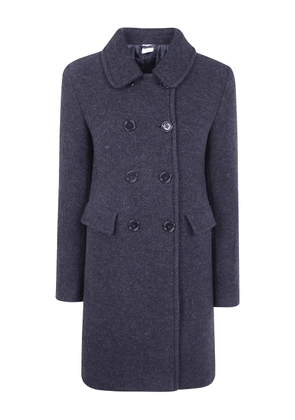 ASPESI double-breasted wool coat - Blue