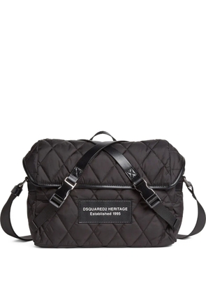 DSQUARED2 Heritage messenger bag - Black