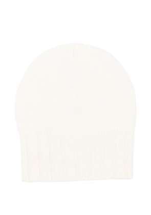 BeYou ribbed-cuff beanie hat - White