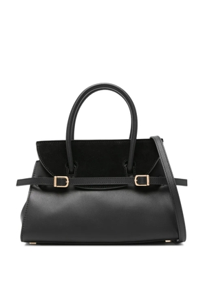 Simkhai small River suede buckle tote bag - Black